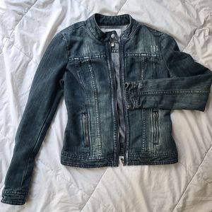 Guess Distressed Denim Jean Jacket